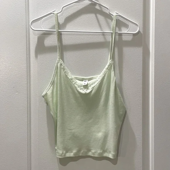 NEW…NORDSTROM BP Green and White Tank Tops - Picture 2 of 3